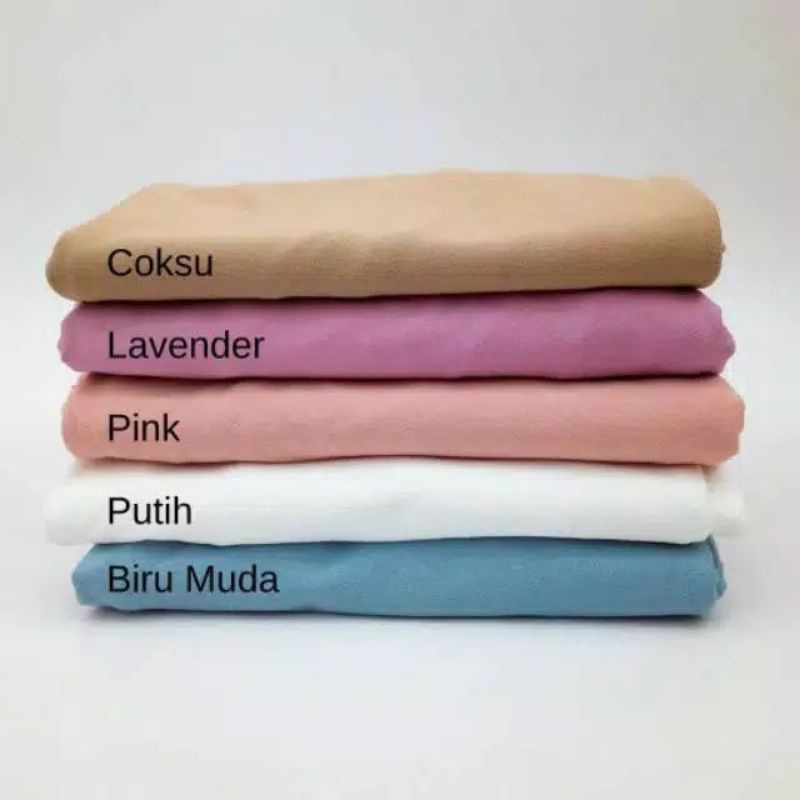 PROMO Kerudung Rivantie claudia M / kerudung instan / Jersey creb-PUTIH