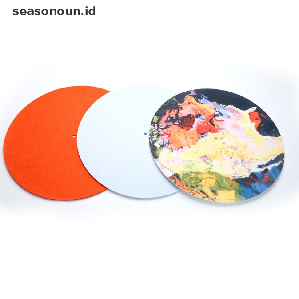 【seasonoun】 1pc Anti-static Slipmat 12'' Felt Record Mat for Phonograph Turntable Vinyl .