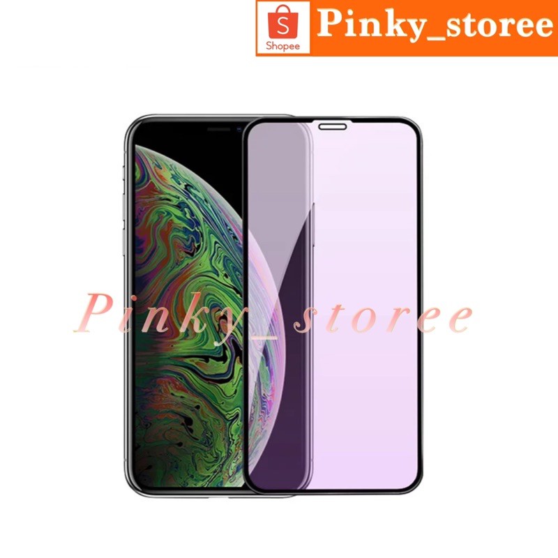 IPHONE X/ XS/ XR/ XS MAX/ IPHONE 11/ 11PRO/ 11 PRO MAX/ 12 PRO MAX/ TEMPERED GLASS FULL ANTI BLUE