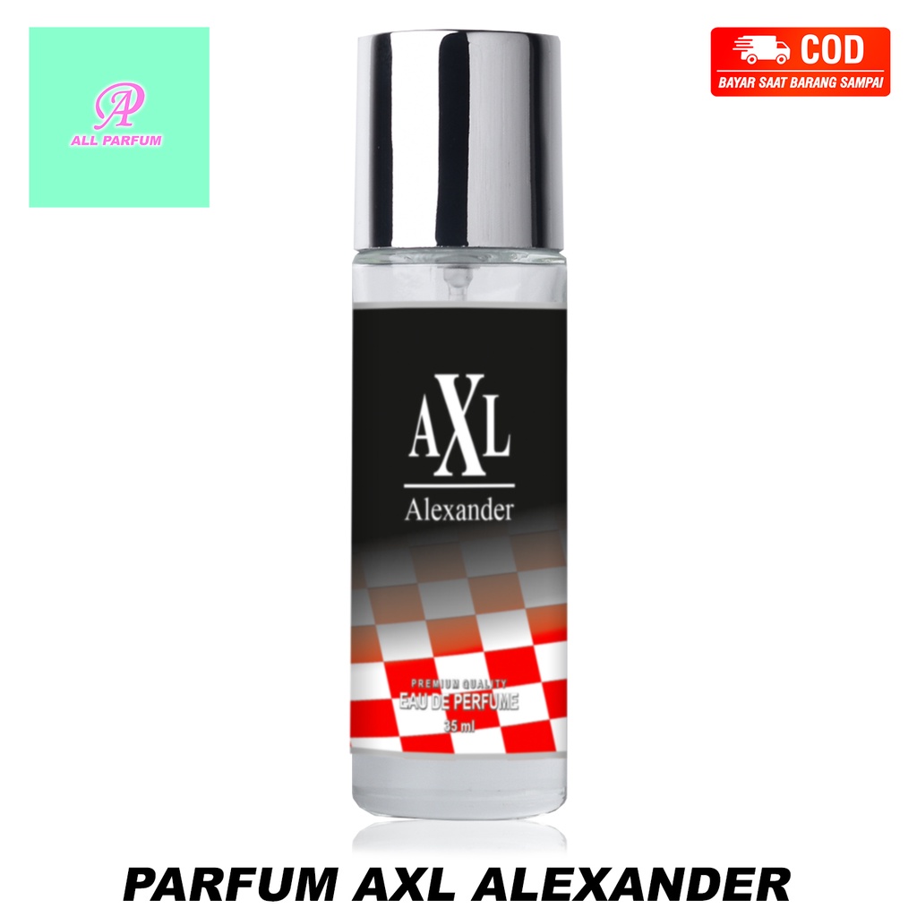 COD Parfum pria cowok tahan lama Original non alkohol murah Alexander isi 35ml