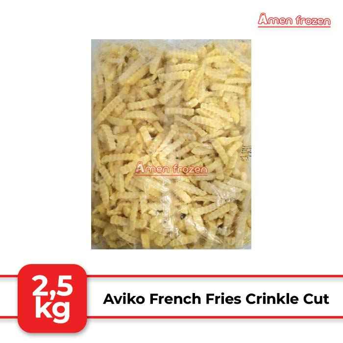 

KENTANG GORENG BEKU CRINKLE / AVIKO FRENCH FRIES CRINKLR 2.5KG