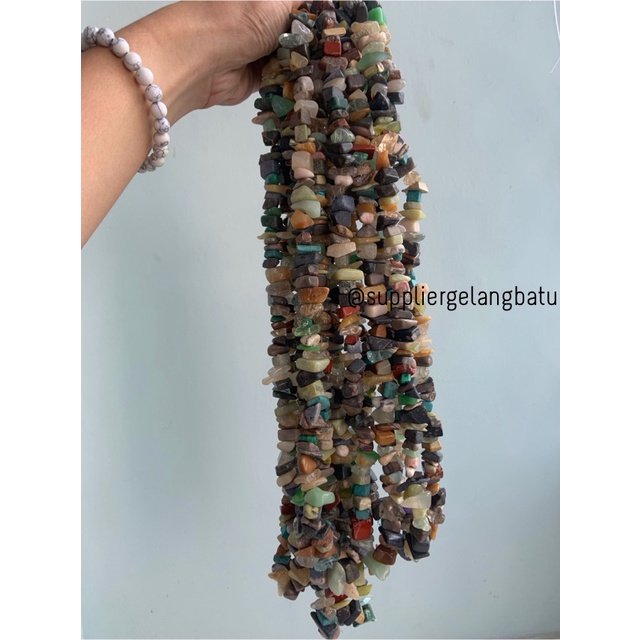 KERIKIL BESAR Batu alam batu campur 2cm mix stone natural bongkahan