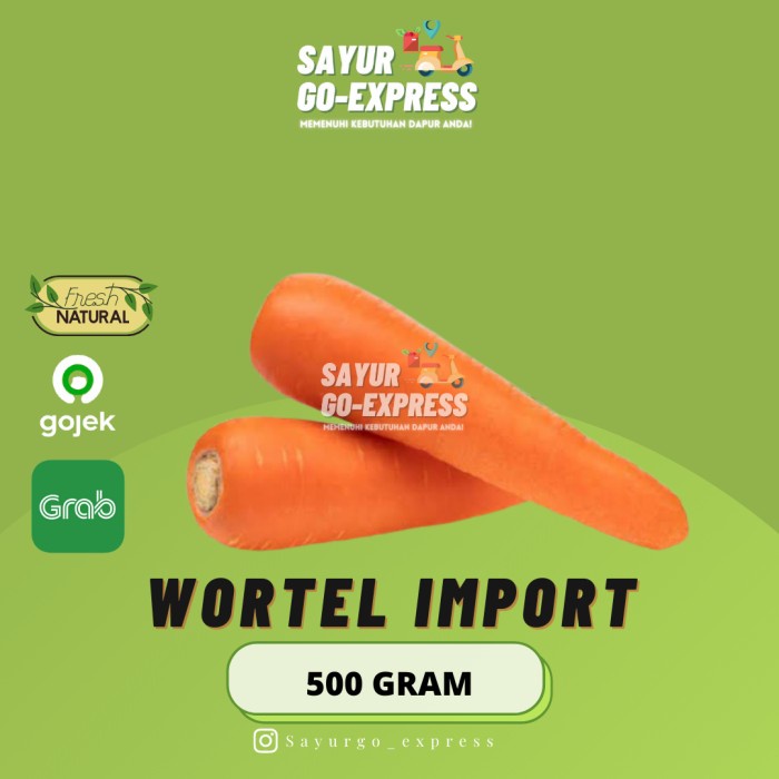 

wortel import 500 gr