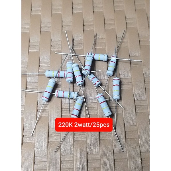 Resistor 220k 2watt 25pcs