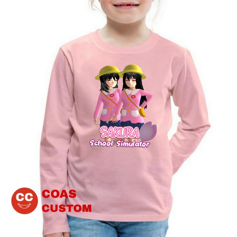 BAJU KAOS ANAK SAKURA SCHOOL SIMULATOR LENGAN PANJANG
