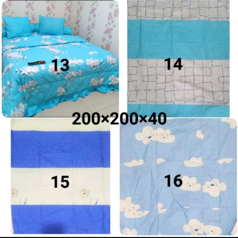 Sprei PERCA my love 200x200x40 extra king tinggi 40 motif 7