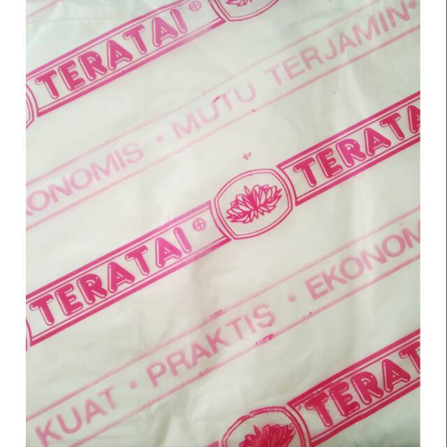 Kantong plastik kresek bening kecil Teratai