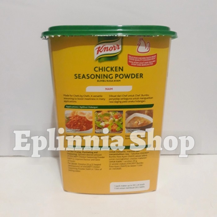 

PRODUK TERBARU - KNORR KNOR CHICKEN SEASONING POWDER 1KG - BUMBU RASA AYAM
