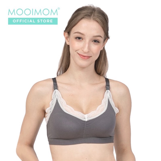 Mooimom - Lace Wireless Maternity &amp; Nursing Bra