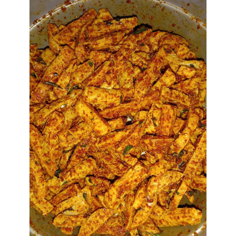 Basreng stick bumbu bujot basah Daun jeruk 100gram LaelShop-Pedas mix Ayam bwg