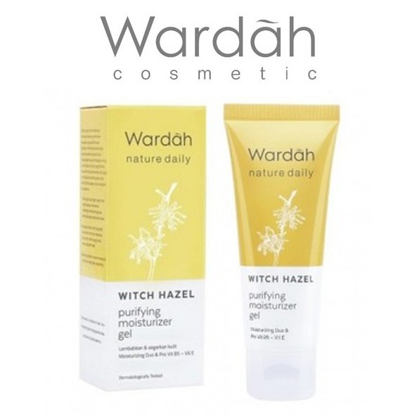 ❤ BELIA ❤ WARDAH Nature Daily Witch Hazel Purifying MoistGel 40ml | Mineral+ Facial Foam Clay Mask