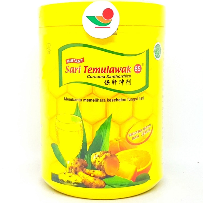 

85 SARI TEMULAWAK EKSTRA MADU & JERUK 400gr | SERBUK BUBUK INSTAN ASLI