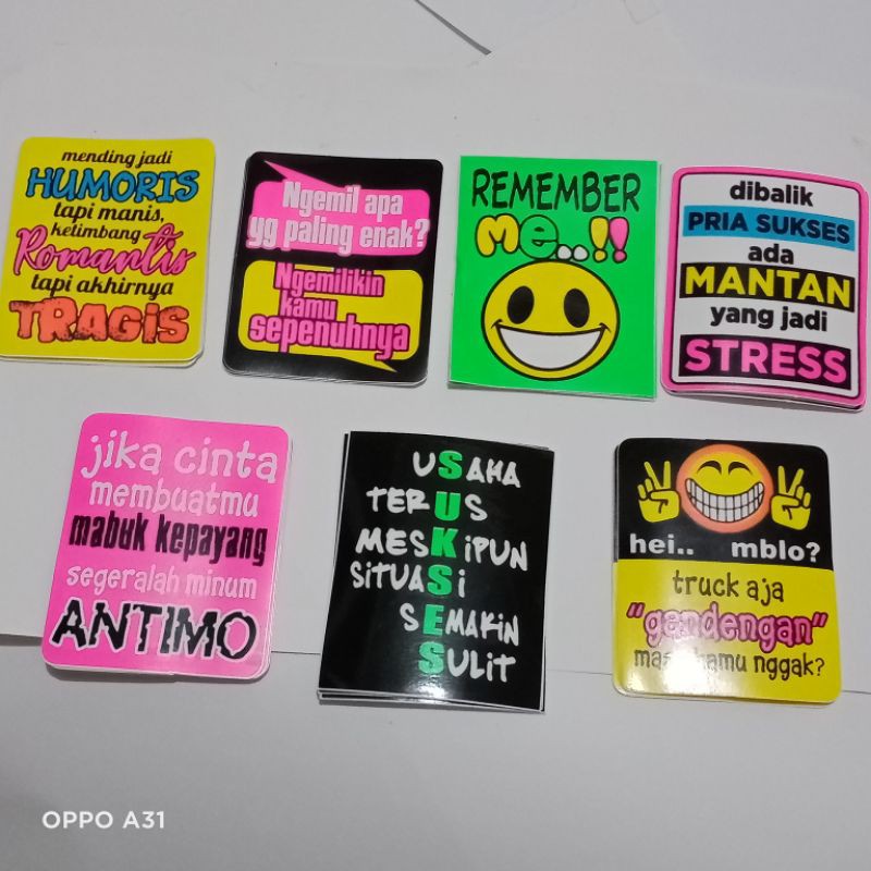 

sticker warning, sticker kata-kata lucu, sticker kata" gokil.