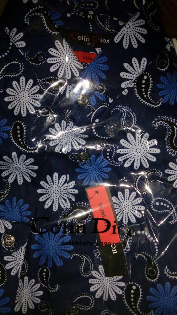 Odl154 Kemeja Batik Pria Slim Fit Mewah Unik Baju Batik Pria Best Seller