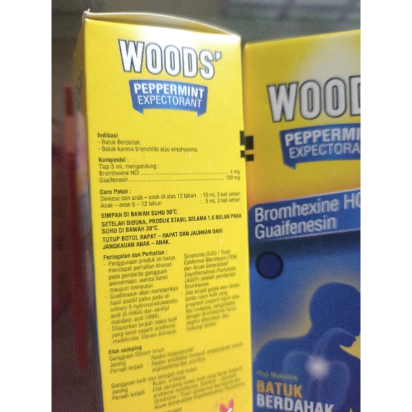 WOODS EXPECTORANT 60 ML BATUK BERDAHAK WOOD