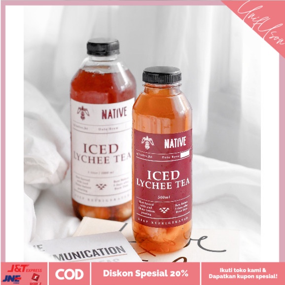 

⭐COD⭐ ICED LYCHEE TEA 1 Liter