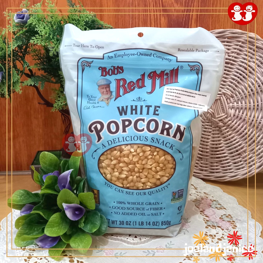 Bob's Red Mill Corn Popcorn White // Popcron Yellow 850gr 14oz