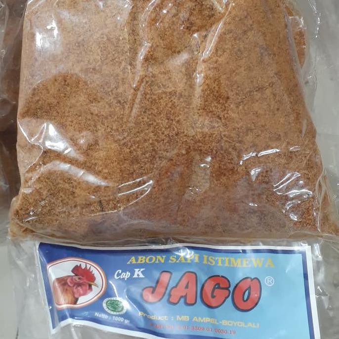 

Abon Sapi Istimewa Cap Jago 1Kg