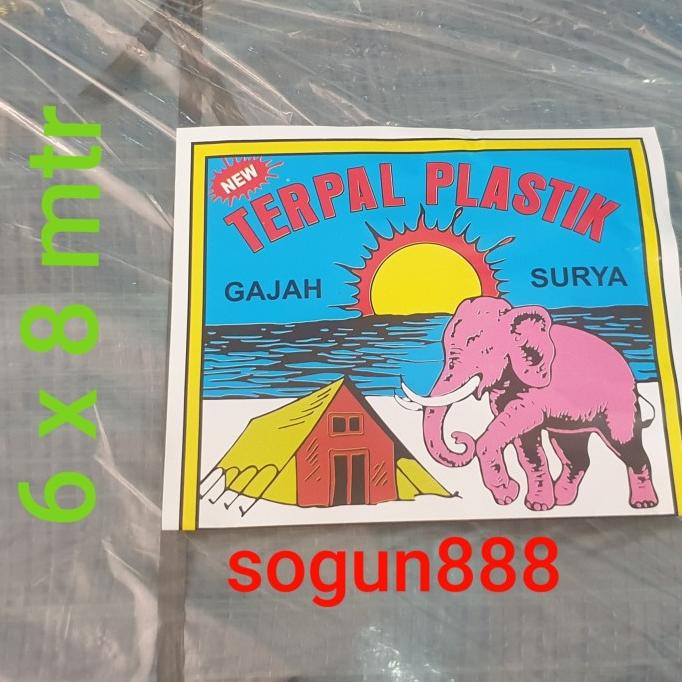 TERBAIK Terpal Plastik 6x8 meter. Terpal 8x6 type A3