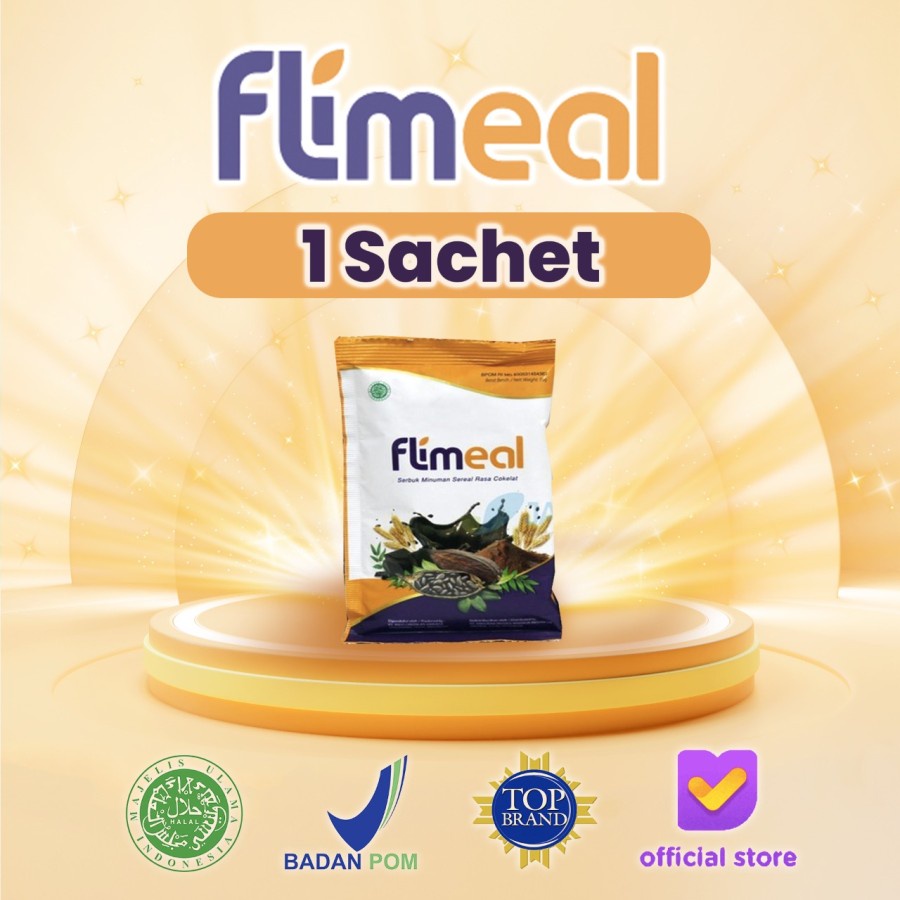 

FLIMEAL 1 SACHET makan pengganti DIET LOW CALORIES