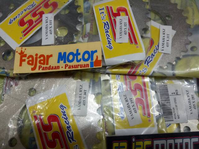 SSS RXZ GER 428 GEAR BELAKANG PNP RXZ RX KING JUPITER VEGA CRIPTON FIZR RX SPECIAL Z 125 TIARA ALFA mx135 NAP GIR