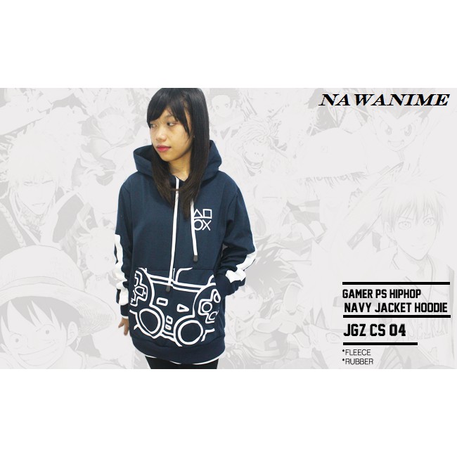 Jaket Casual Hip Hop Hoodie Game Playstation Gamers [JGZ CS 04]