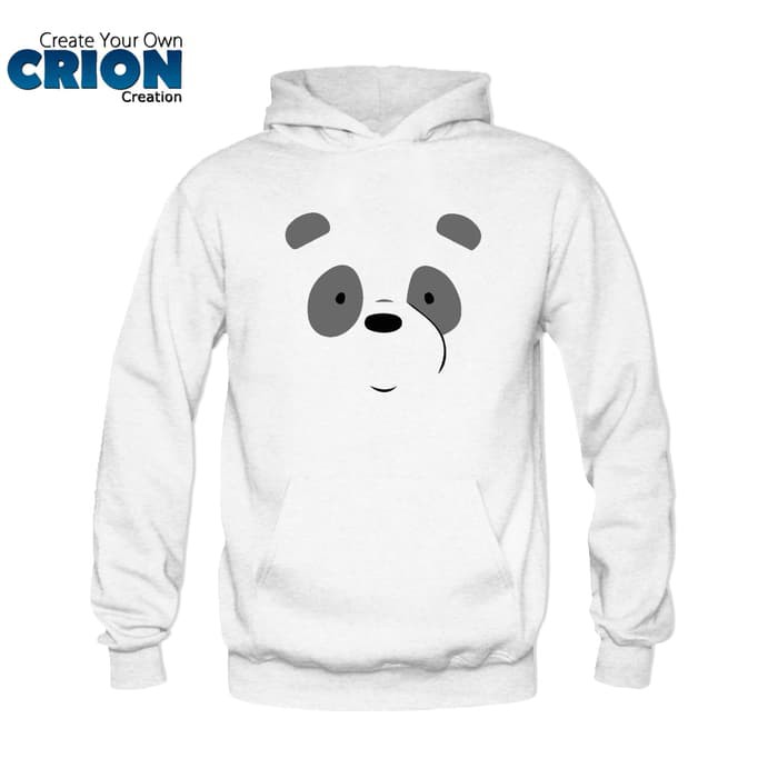 Jaket Sweater Hoodie - We Bare Bears Panda Face - By Crion