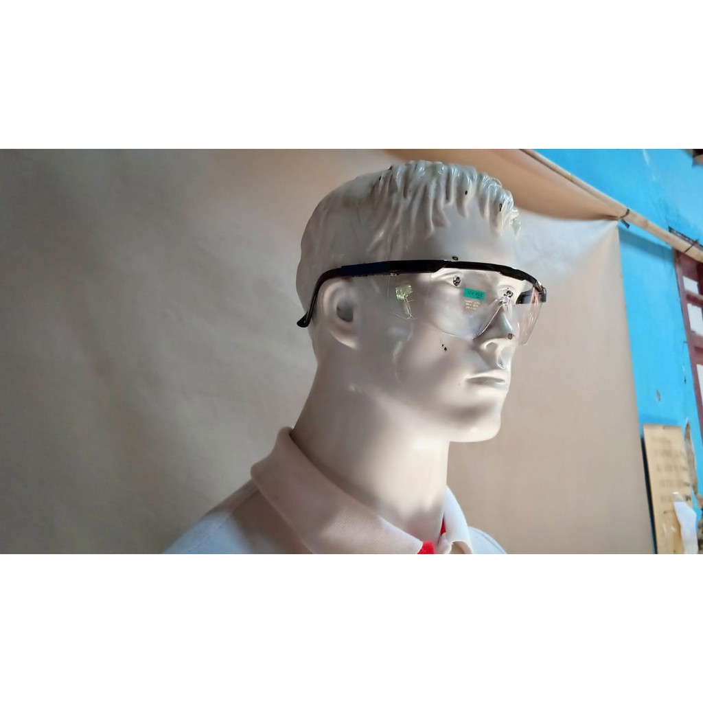 SAFETY GLASSES LAS PUTIH Atau Kacamata Las