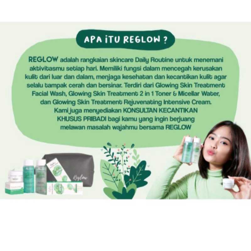 Re glow skincare original BPoM - halal untuk wajah cerah & glowing