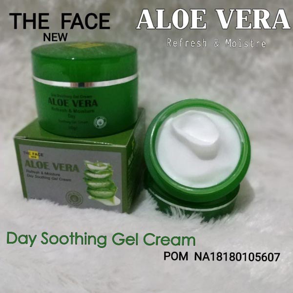 THE FACE ALOE VERA REFRESH &amp; MOISTURE DAY SOOTHING GEL CREAM | DAY CREAM | NIGHT CREAM 30GR_Cerianti