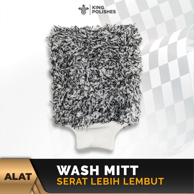 COD .. Microfiber Wash Mitt - Washmitt - Microfiber Wash Mitt - sarung tangan cuci mobil