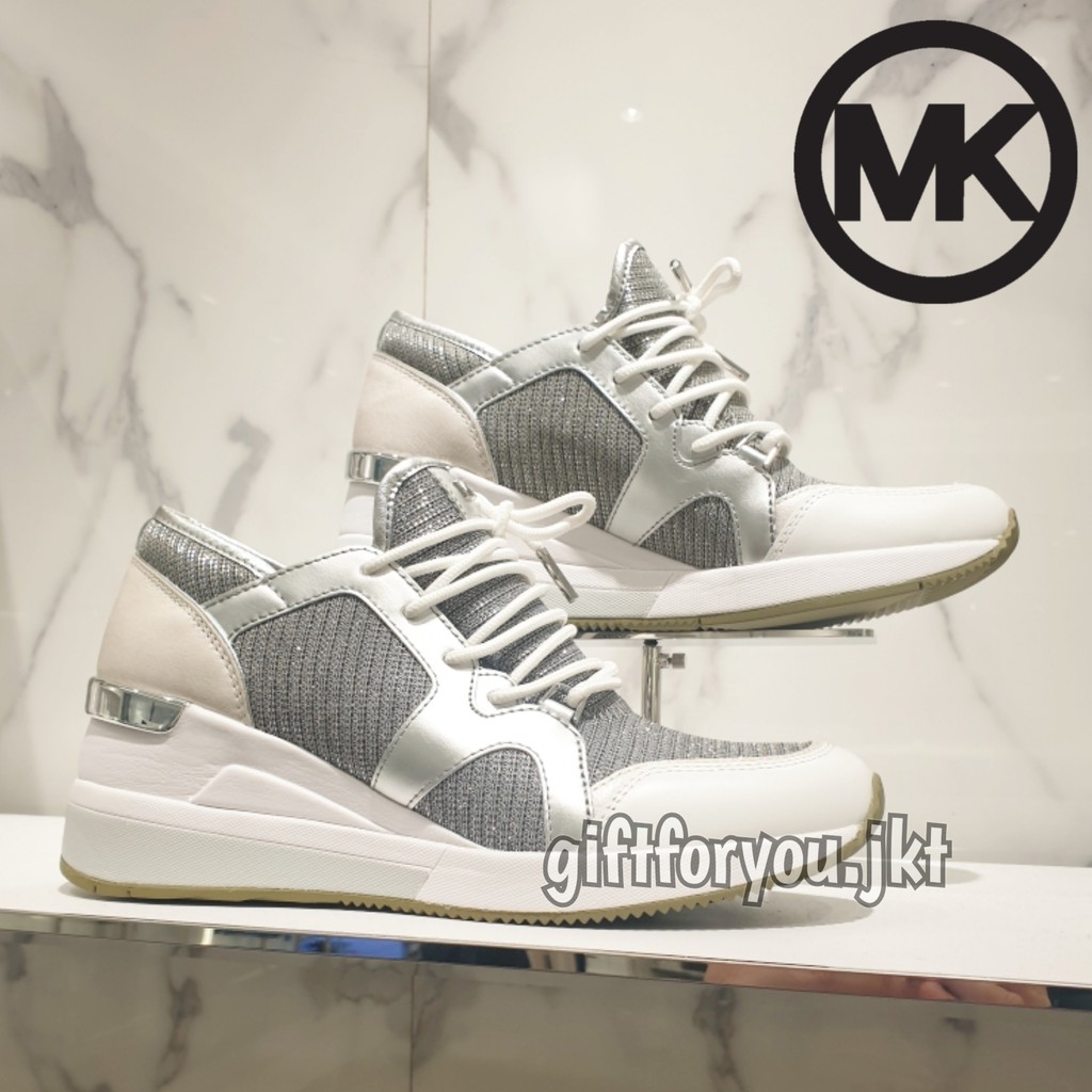 Sepatu Wanita Michael Kors Liv Trainer Sneakers Woman Shoes Sporty Original