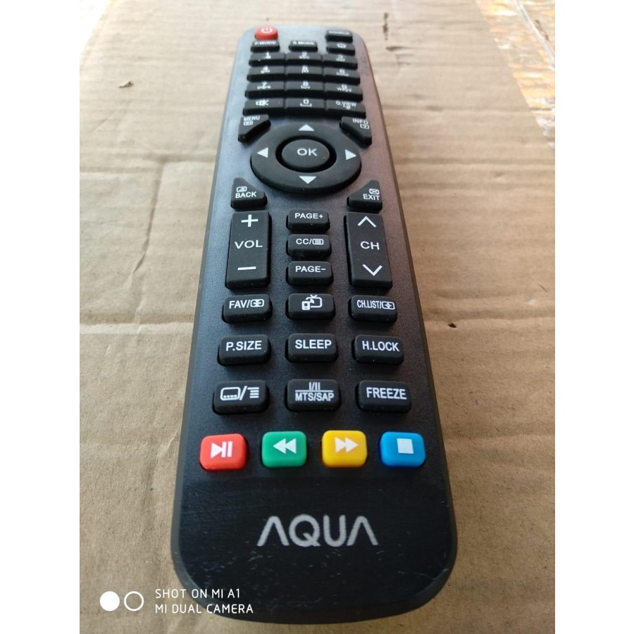 Remote Remot TV SANYO LCD LED REMOT TV AQUA