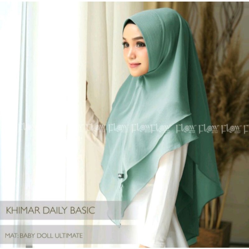 khimar daily basic ori flow-Wardah