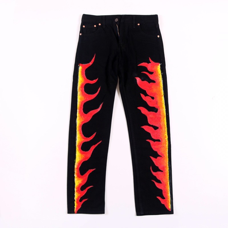 

Vinlopp Jeans Painting Motif Api Series