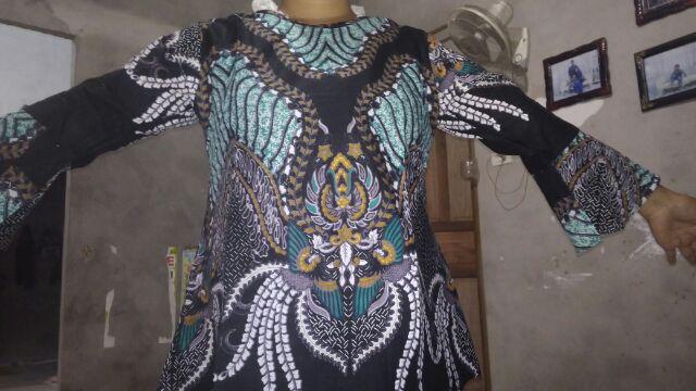 Terlaris Serut Genes Jelita Tunic Navbor Yelbor Whitbor Creambor Tunik Batik Modern Hrb030 Dolbi Dob