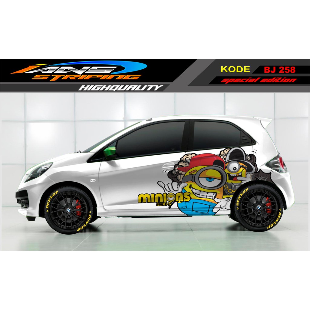 STICKER MOBIL BRIO, AGYA, JAZZ, SIGRA, AGYA, KARIMUN, YARIS STICKER PRINT MOBIL TERBARU