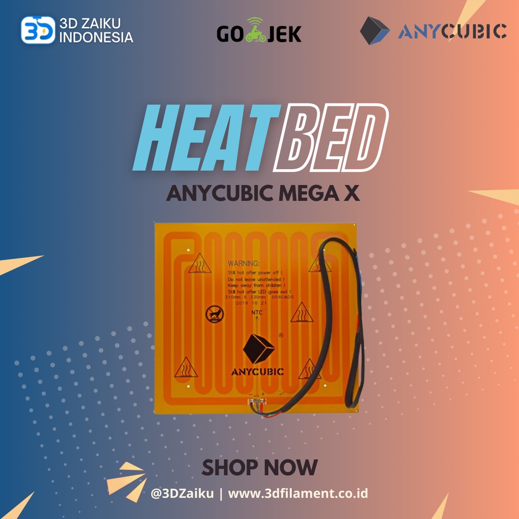 Anycubic Mega X Printer Heat Bed Replacement