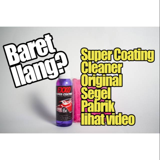Exxo coat semi nano ceramic filler penyamar baret halus dan pengkilap