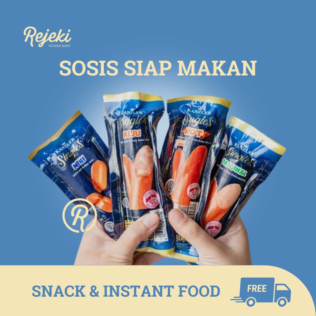 Kanzler Singles Sosis Siap Makan - Rejeki Frozen Mart