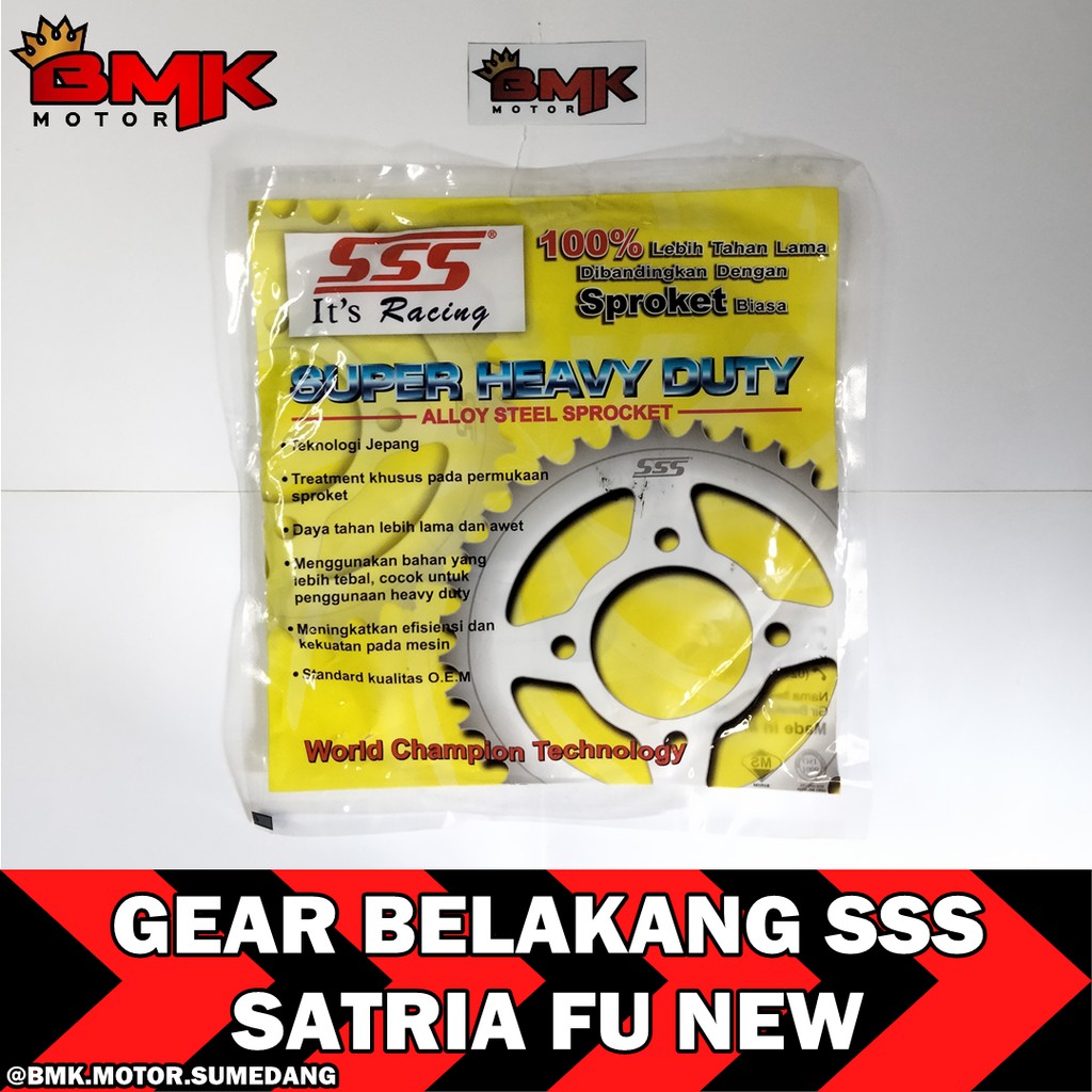 Sss Gir Gear Belakang Satria Fu Old Dan New Satria 2 Tax Smash Shogun 415 428 34 35 36 37 38 39 40 4