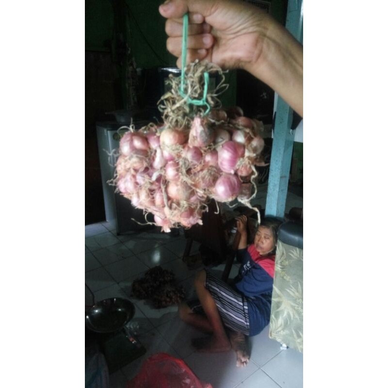 

1kg bawang merah gantung kering