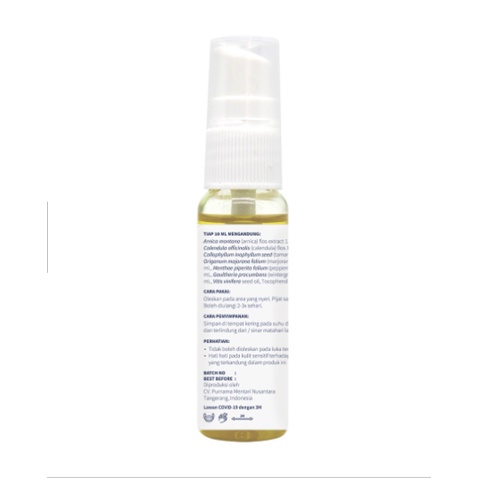 Peek Me Naturals The Ahh Oil (Muscle &amp; Joint Relief) Pegel Linu &amp; Nyeri Sendiri