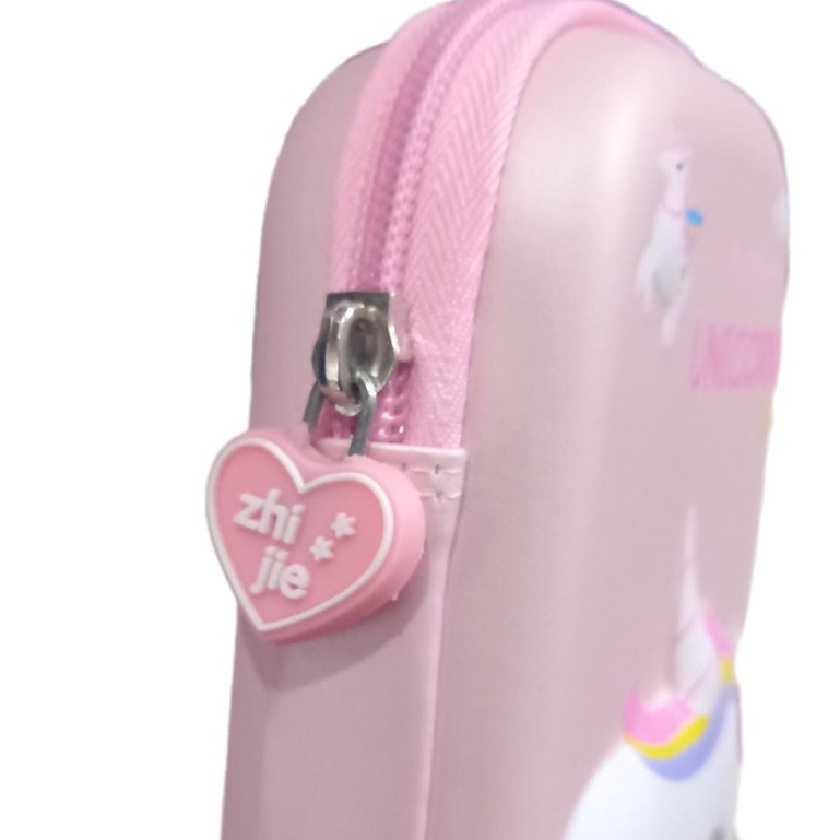 Kotak Pensil Timbul 3D Motif Unicorn Magic Anak Perempuan Paud Tk Tempat Pensil Unicorn Kado Anak Import Berkualitas