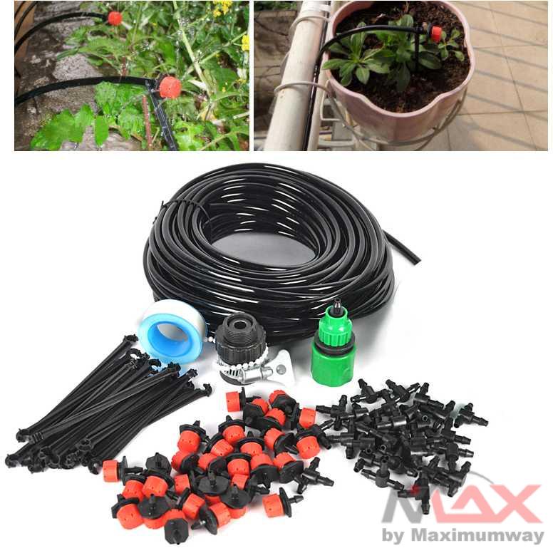 Peralatan Set Irigasi Air Taman Garden Watering Kit - LL-37 Warna Hitam