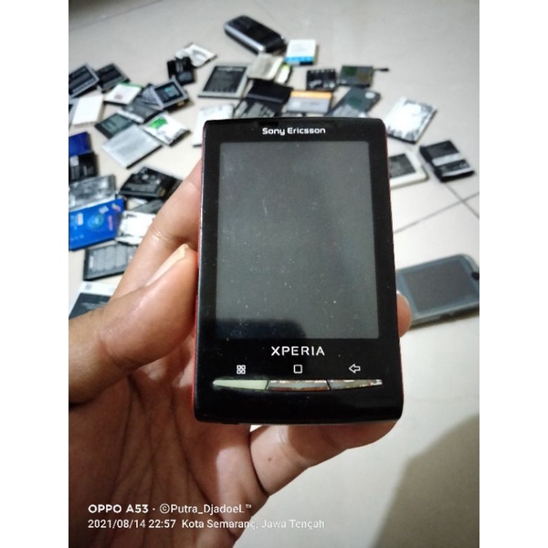 Sony Ericsson Xperia Mini Pro E10 i Red Original Mulus Jadul Langka Nyala Speaker Bass Joss