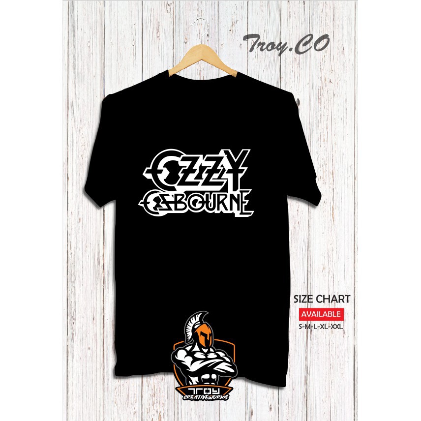 (BEST SALE)     kaos/tshirt/gildan/sablon/polyflex/custom/band/ozzy osbourne/musik -Troy.co  -screen