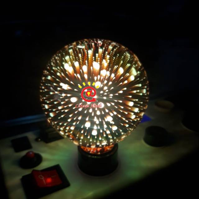 Lampu Edison Led Idol Lighting 3D-G80-4-GD