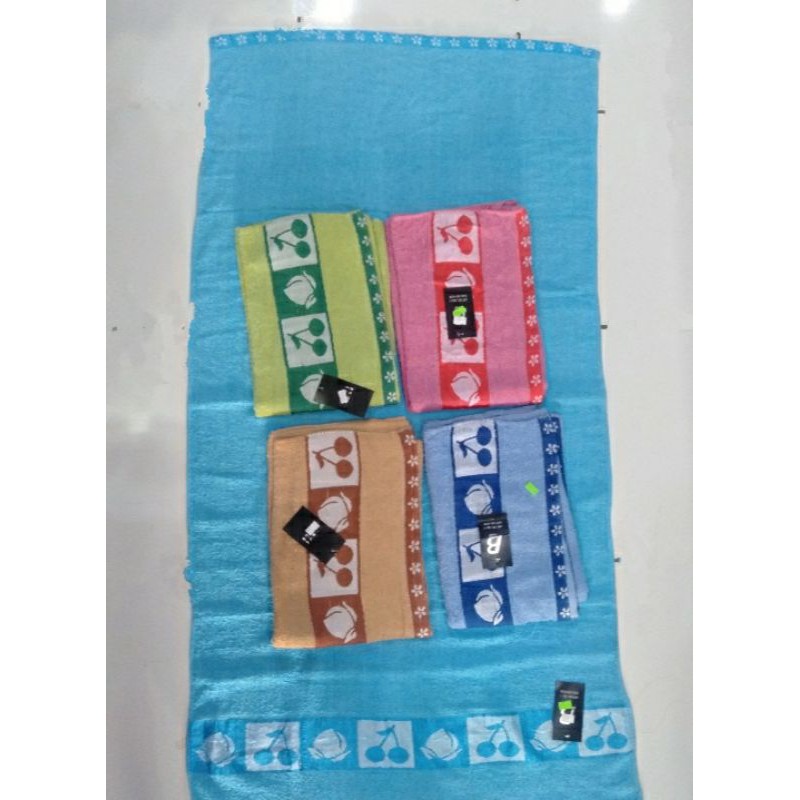 Handuk dewasa 70x140/Handuk mandi/Handuk polos garis