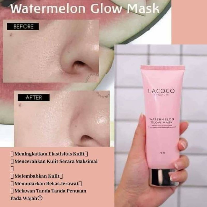 masker pemutih wajah lacoco-wgmask lacoco nasa 75 ml